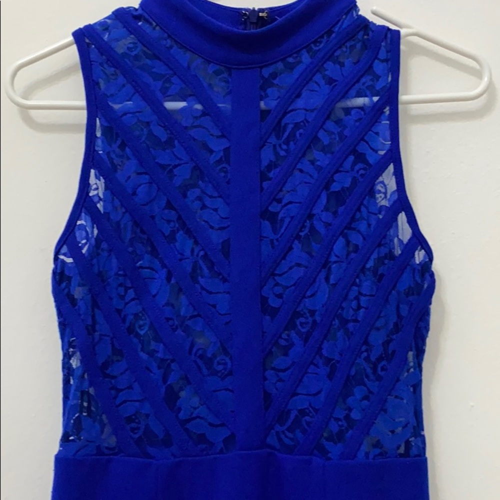 Blue Embroidery dress